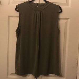 Banana republic olive green blouse